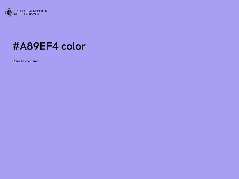 #A89EF4 color image