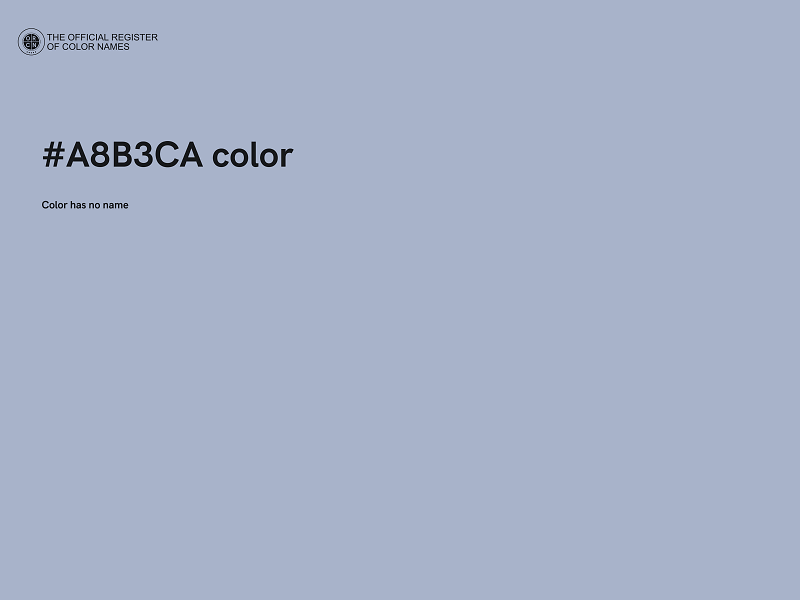 #A8B3CA color image