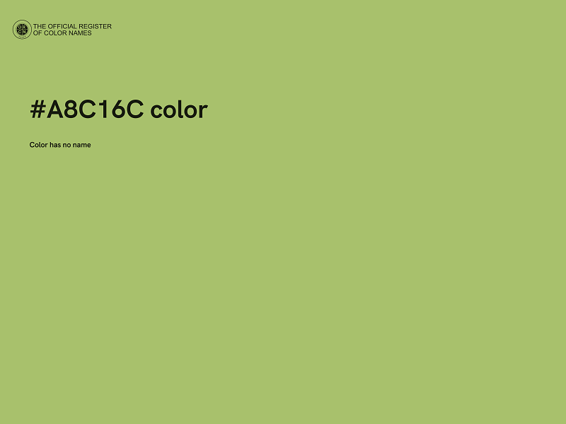 #A8C16C color image