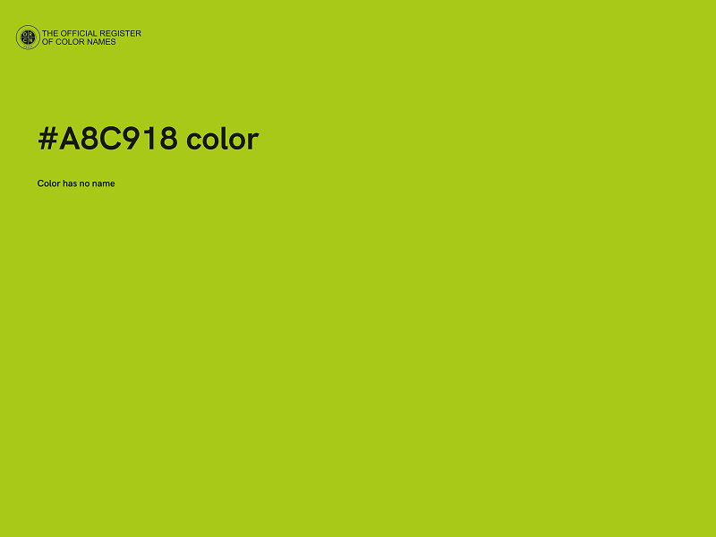 #A8C918 color image