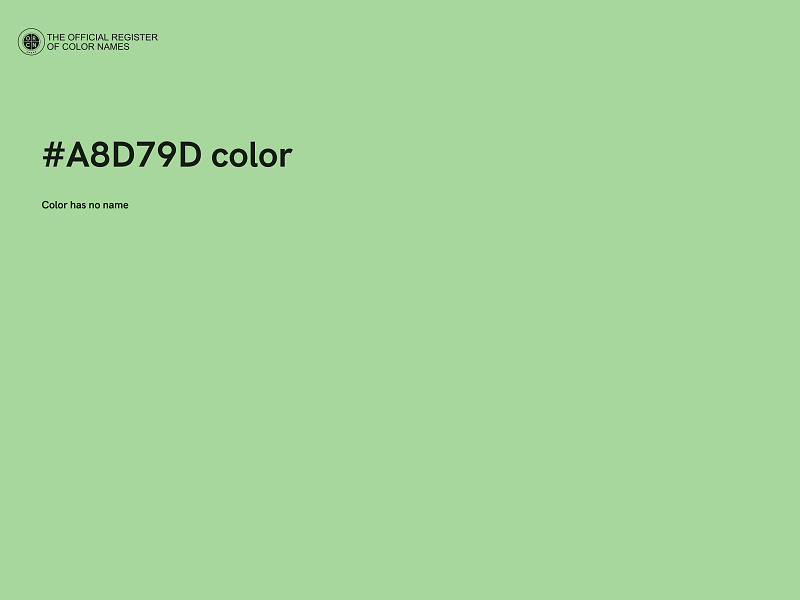 #A8D79D color image