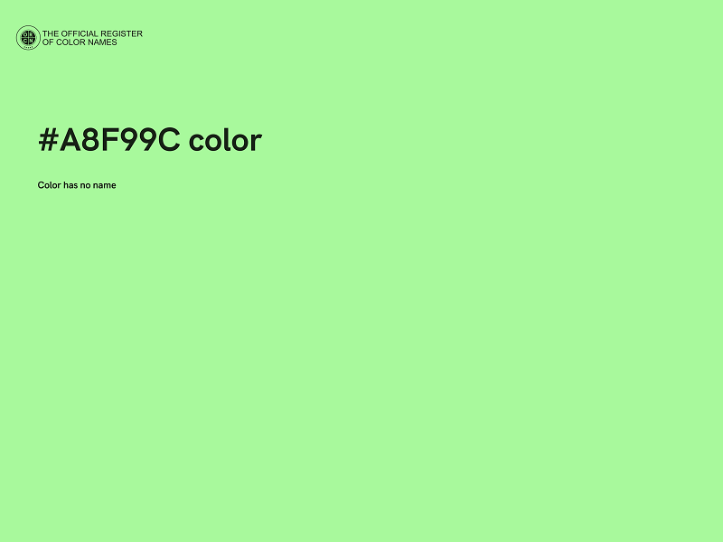 #A8F99C color image