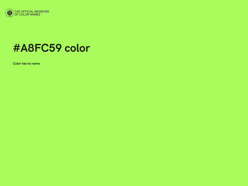 #A8FC59 color image