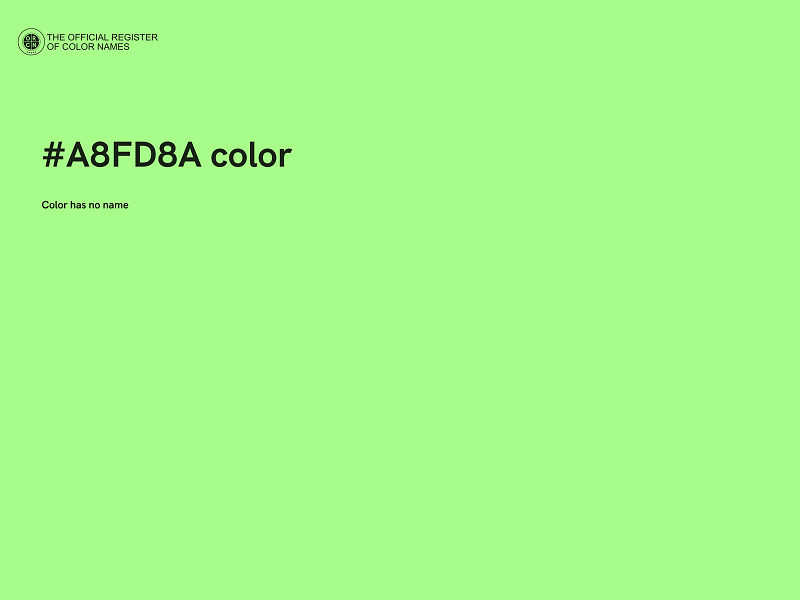 #A8FD8A color image