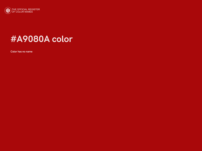 #A9080A color image