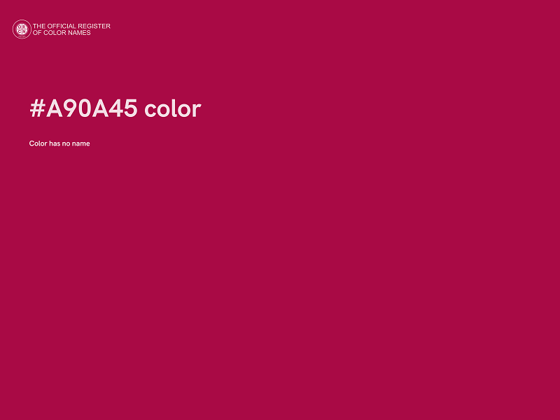 #A90A45 color image