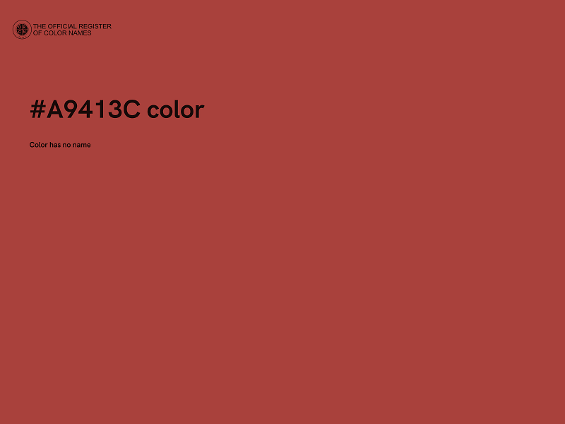 #A9413C color image