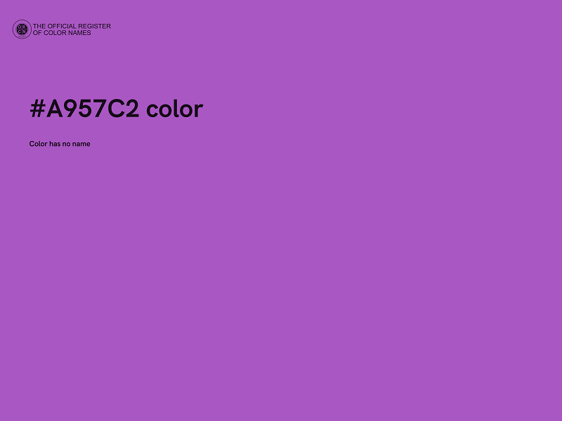 #A957C2 color image