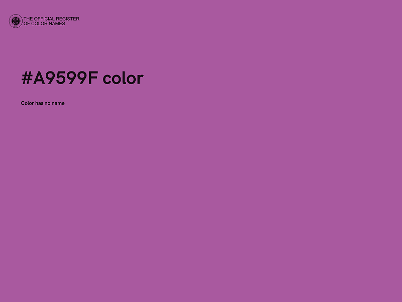 #A9599F color image