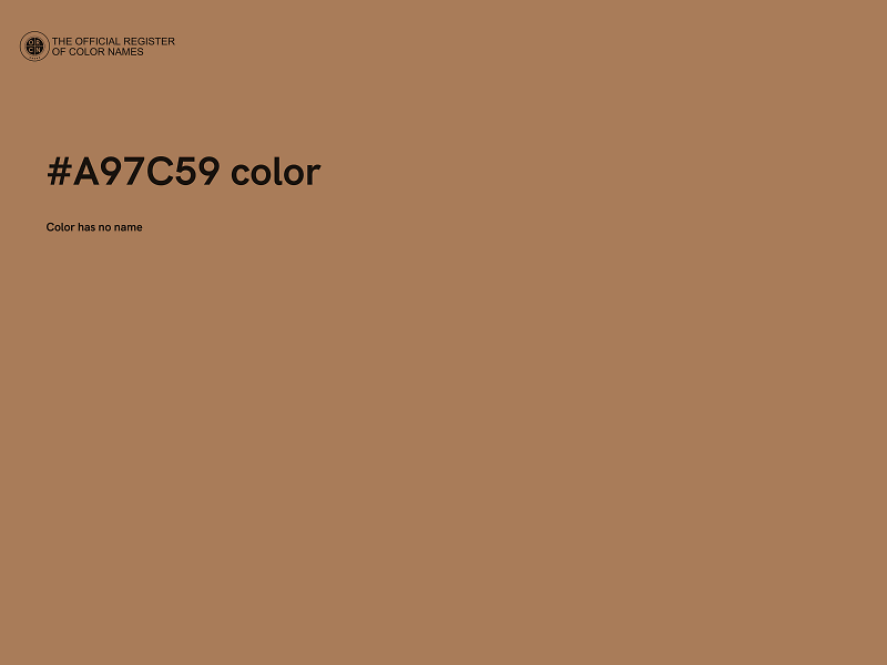 #A97C59 color image