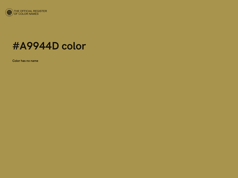 #A9944D color image