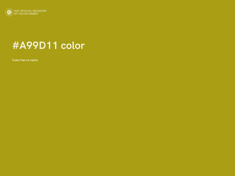 #A99D11 color image