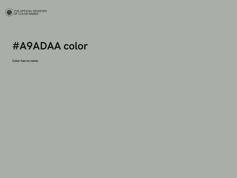 #A9ADAA color image