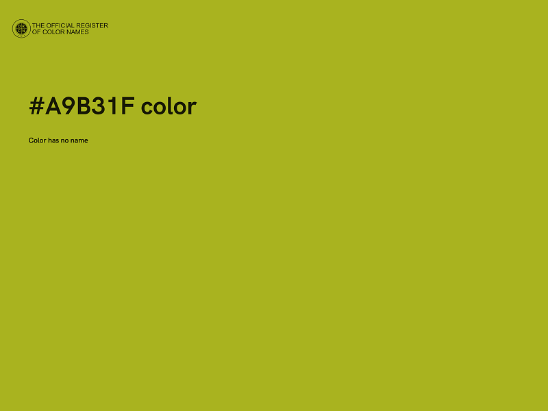 #A9B31F color image