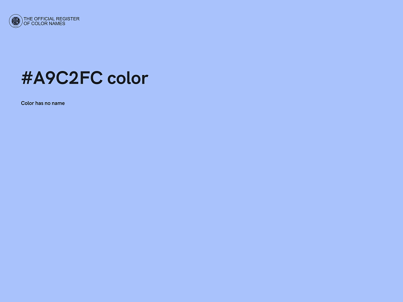 #A9C2FC color image