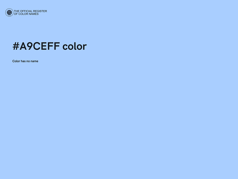 #A9CEFF color image