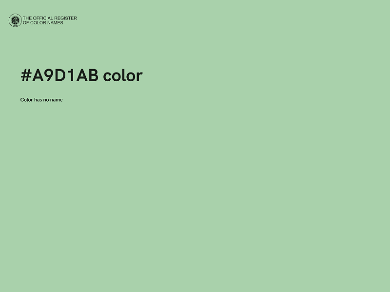 #A9D1AB color image