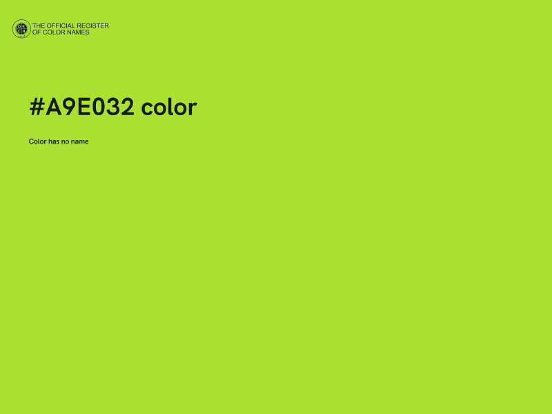 #A9E032 color image