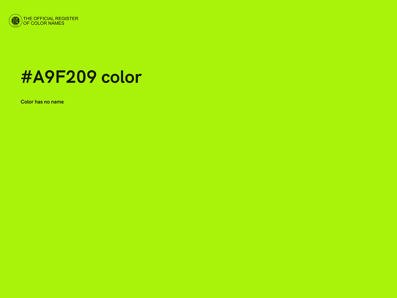 #A9F209 color image