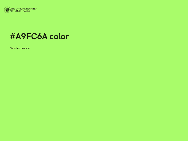 #A9FC6A color image