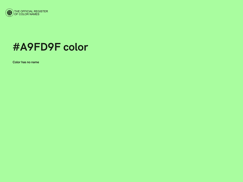 #A9FD9F color image