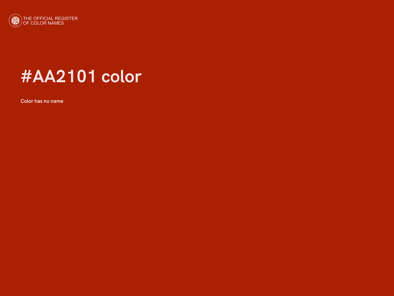 #AA2101 color image