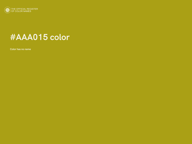 #AAA015 color image