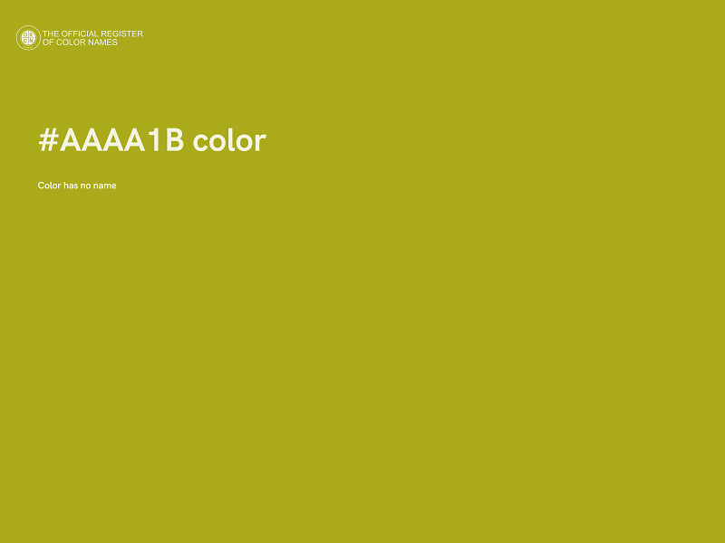 #AAAA1B color image