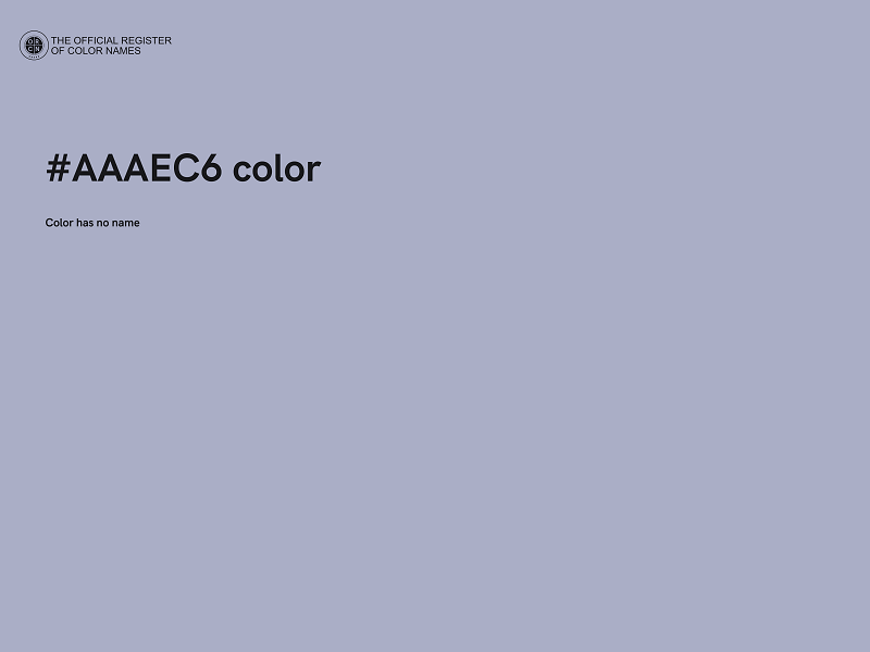 #AAAEC6 color image