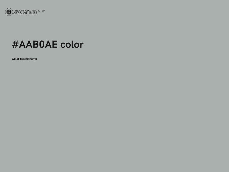 #AAB0AE color image