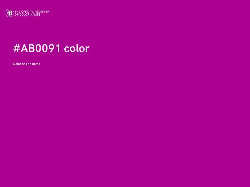 #AB0091 color image