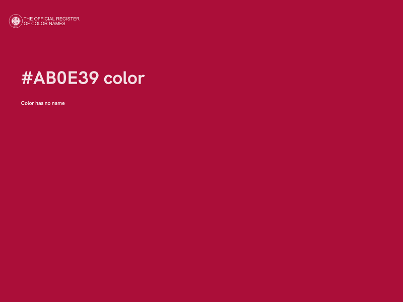 #AB0E39 color image