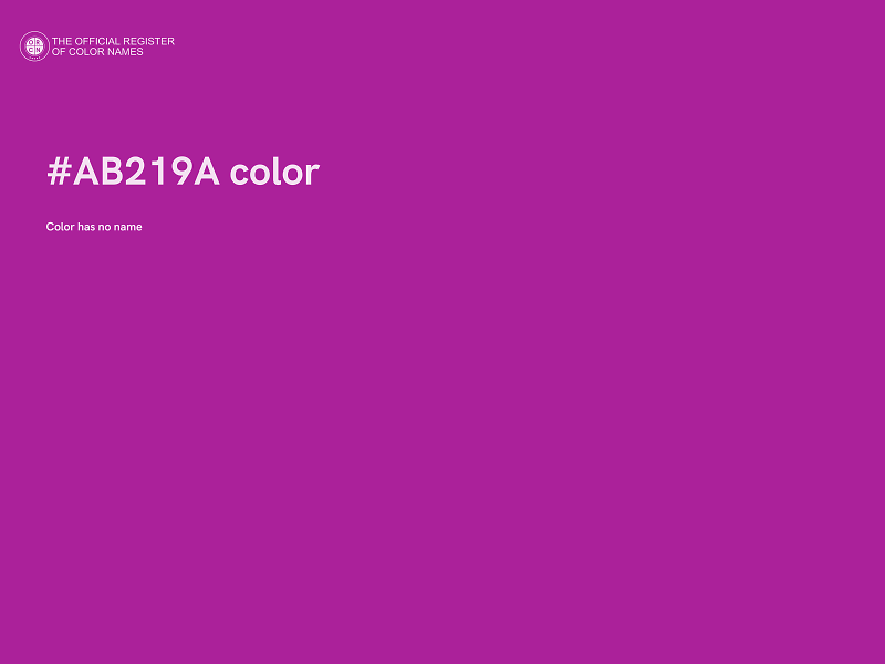 #AB219A color image