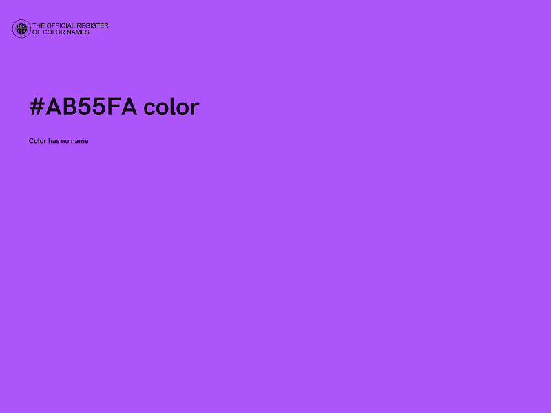 #AB55FA color image