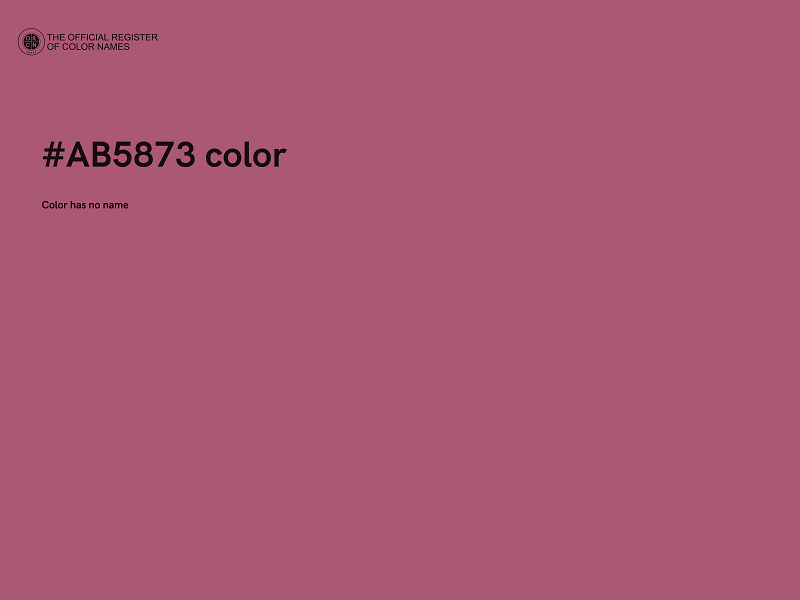 #AB5873 color image