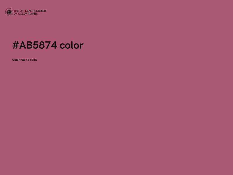 #AB5874 color image