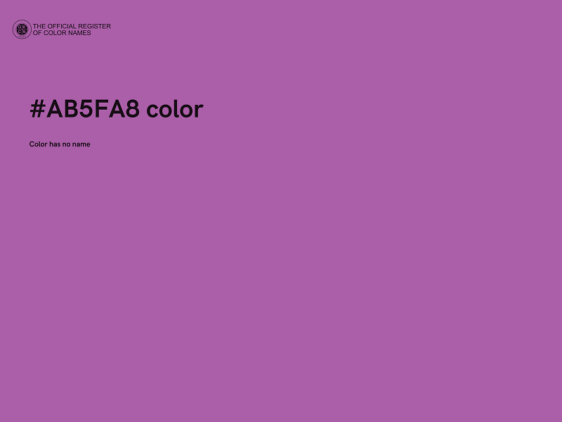 #AB5FA8 color image