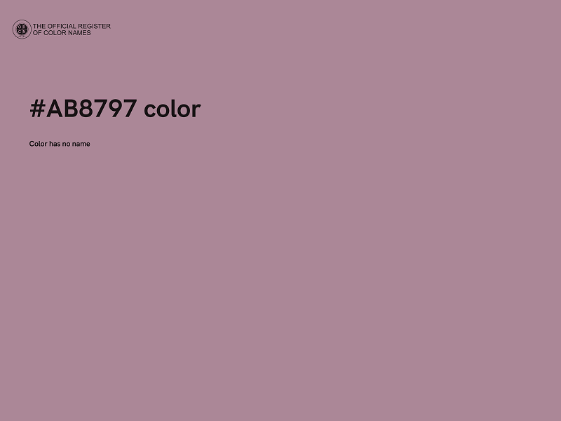 #AB8797 color image