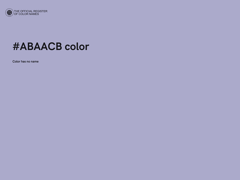 #ABAACB color image