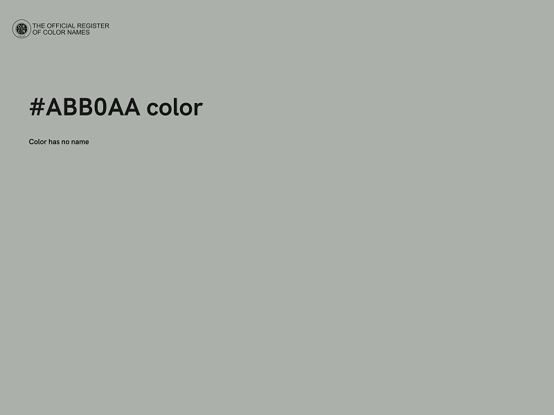 #ABB0AA color image