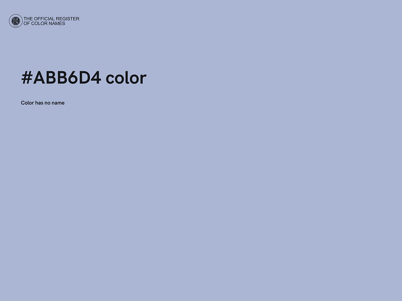 #ABB6D4 color image