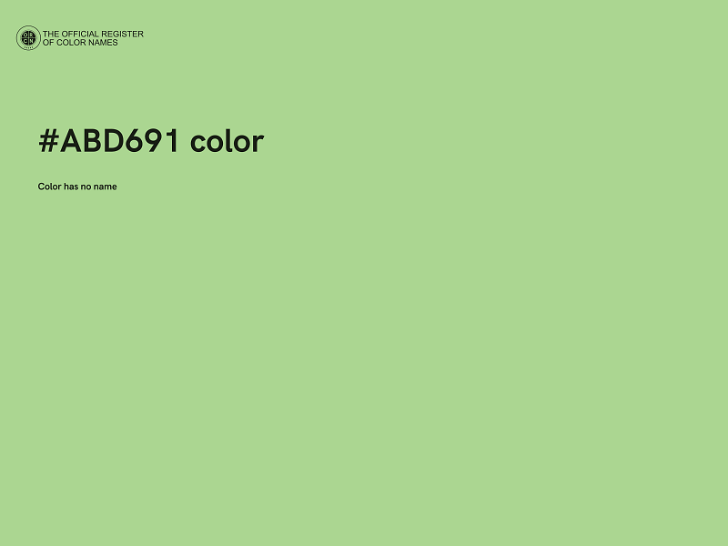 #ABD691 color image