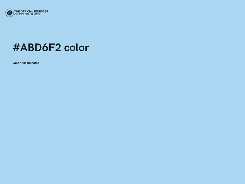 #ABD6F2 color image