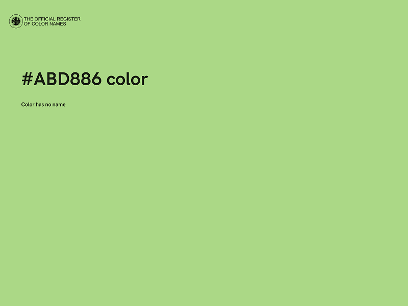 #ABD886 color image