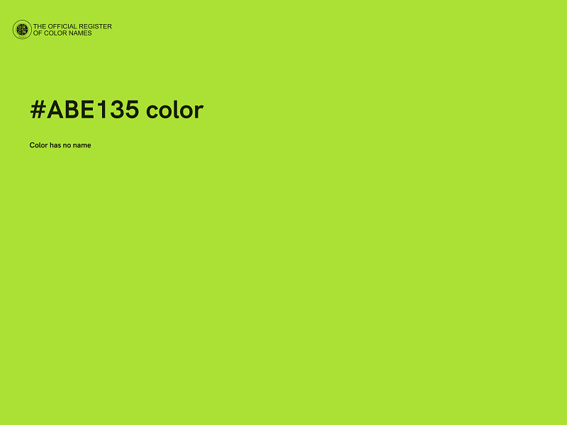 #ABE135 color image