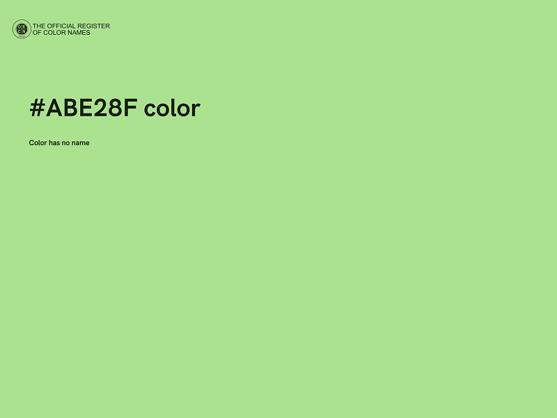 #ABE28F color image