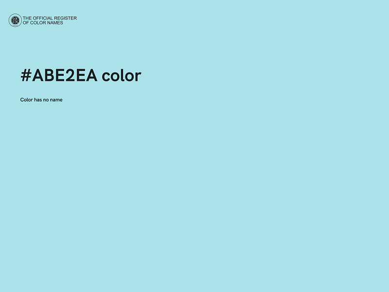 #ABE2EA color image