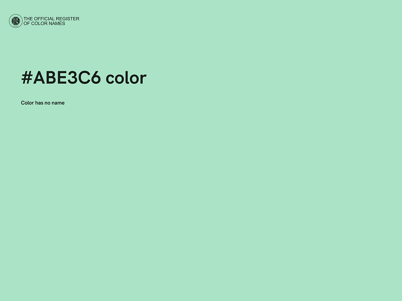 #ABE3C6 color image