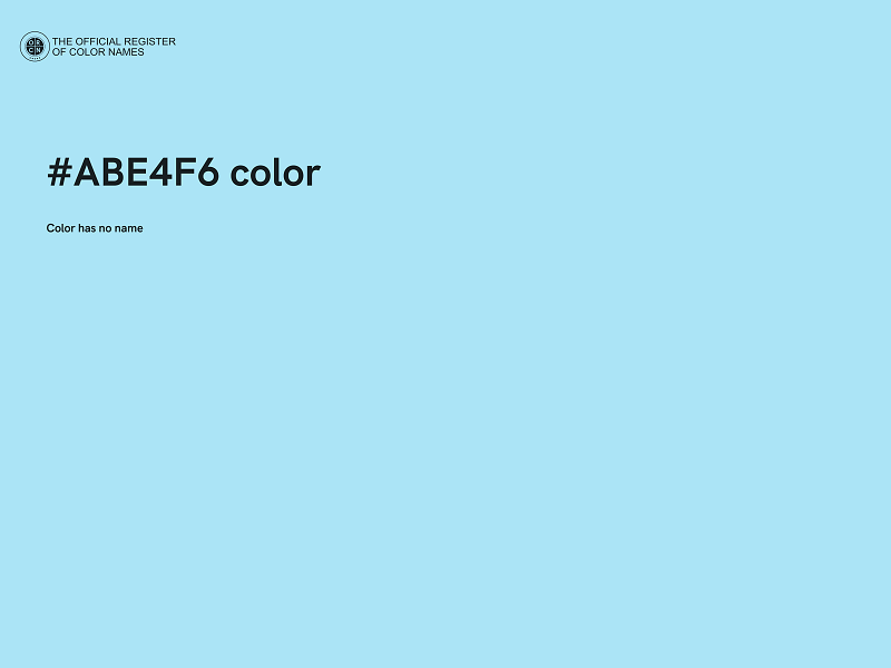 #ABE4F6 color image