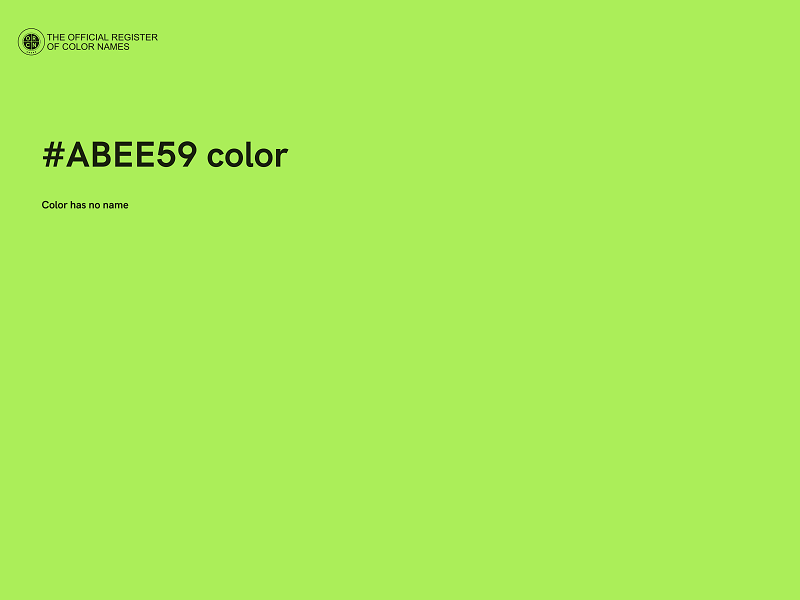 #ABEE59 color image